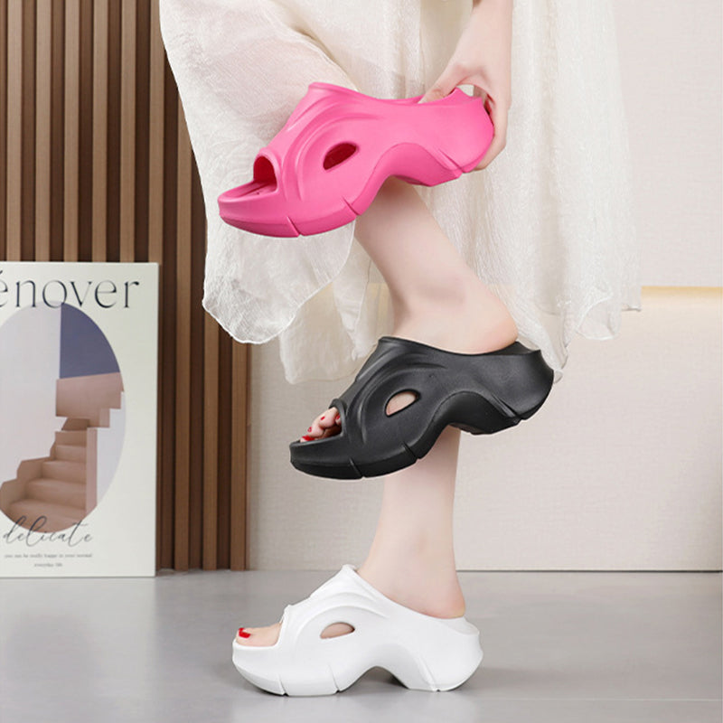 Women Super Thick-Soled Outdoor Crocs Slippers